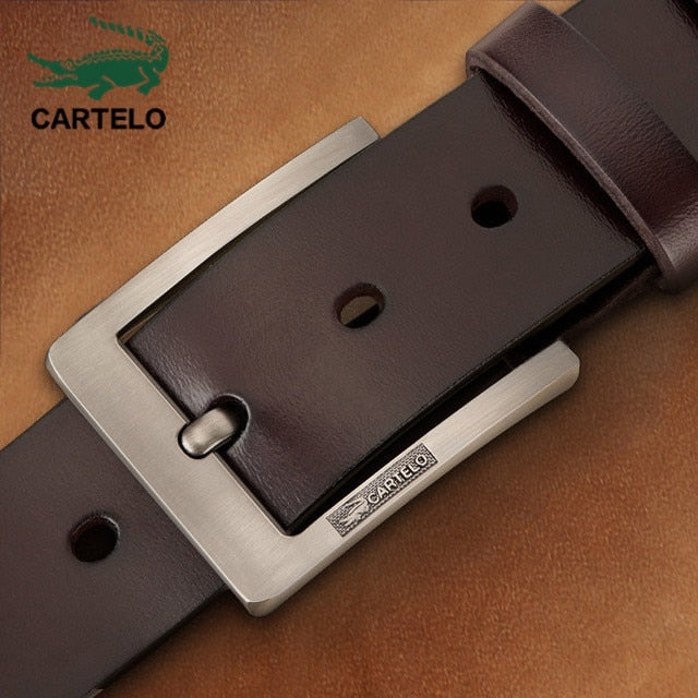 CARTELO new men pin buckle casual classic belt
