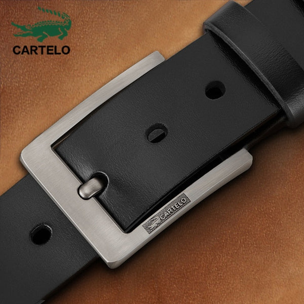 CARTELO new men pin buckle casual classic belt