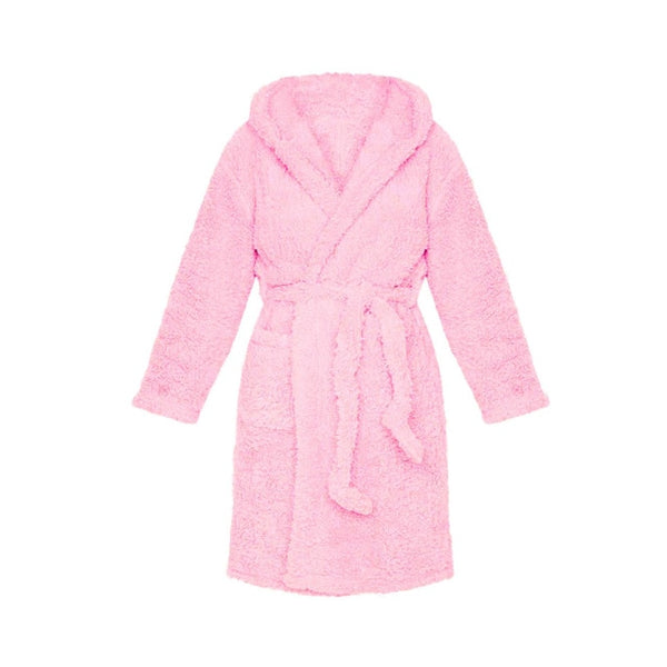 Women Bathrobe Nightgown Thick Warm Robe Winter Unisex Unicorn Plush Pajamas Pink Cute Adults Animal Flannel Bath Robe Sleepwear