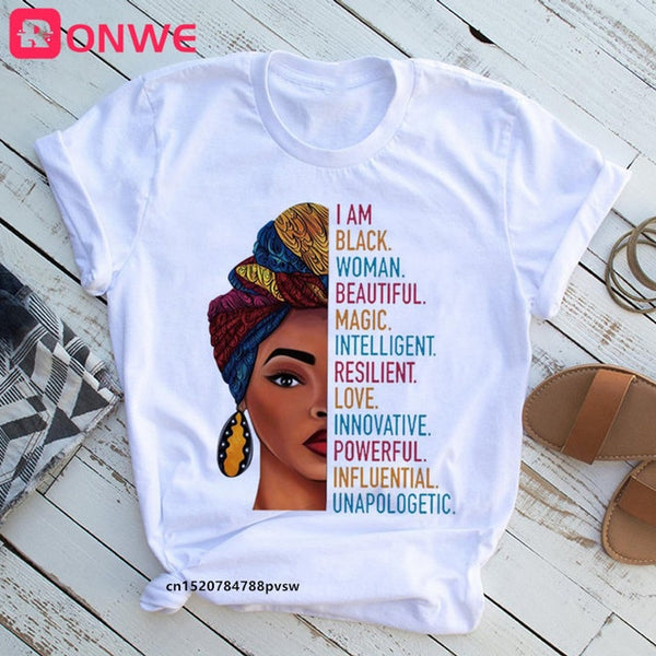 Women Beautiful Funny Print T shirt