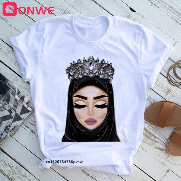 Women Beautiful Funny Print T shirt