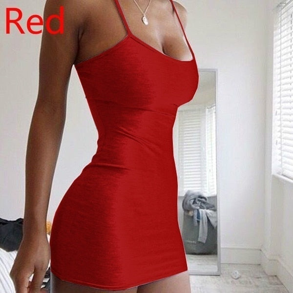 Short Red Club Dress