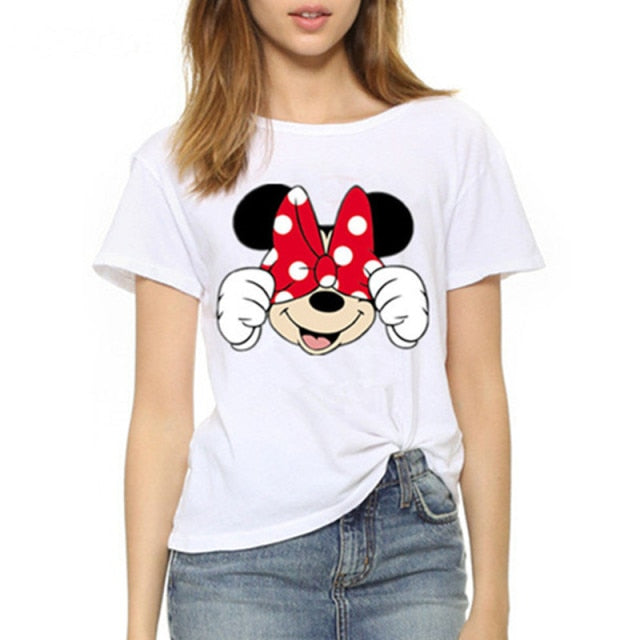 Print Women T shirt Cartoon Top