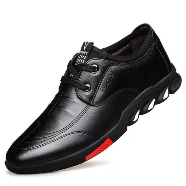 Business Casual Leather Breathable Fashion Lace-up Soft Sole Pedal Tide Shoe