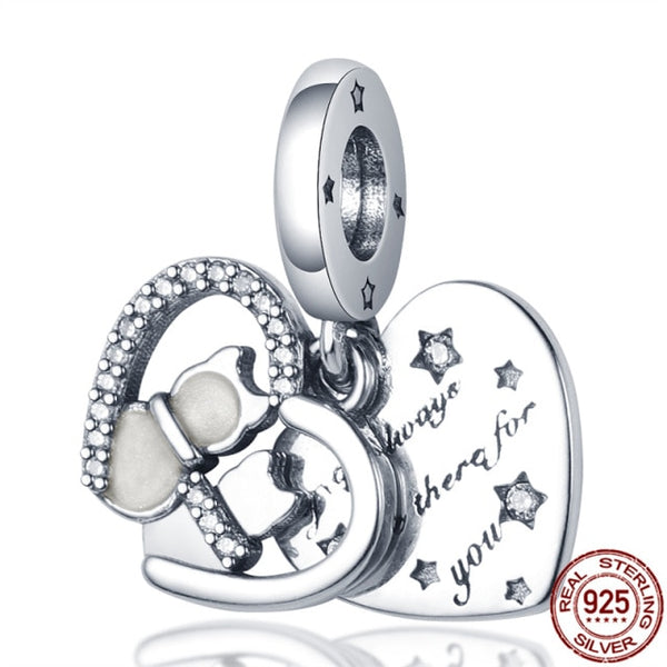 charms of ley 925 original Fits bracelet 925 silver women pendant jewelry galaxy starry sky charms beads