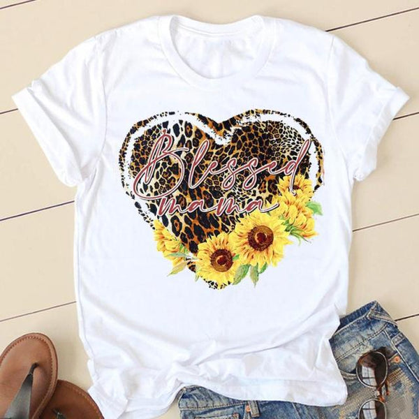 Love Valentine 90s Ladies Fashion Clothing Cartoon Tee Graphic T-shirt