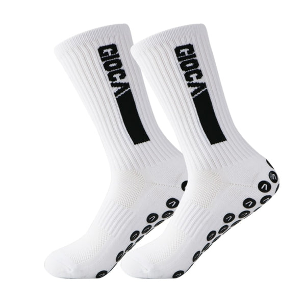 New ANTI SLIP Football Mid Calf Non Slip Soccer Cycling Sports Sock